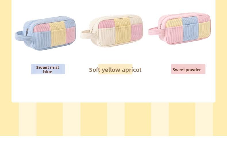 Beilian's new makeup bag is a stylish, high-capacity, contrasting color handbag for storing skincare products, fashionable and versatile storage bag