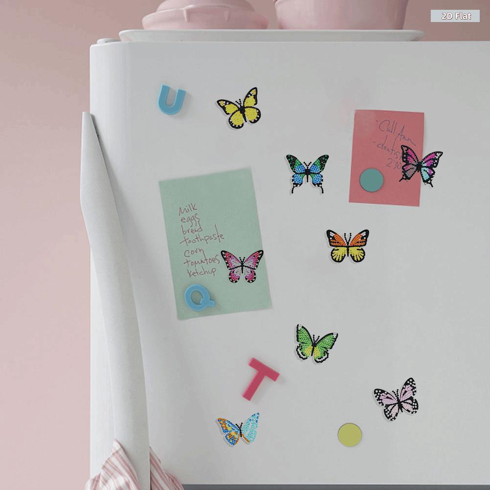 2D FLAT6Pcs 2D/Flat DIY Diamond Art Refrigerator Magnet Diamond Painting Fridge Magnets Crystal Sparkling Diamond Magnets Set for Refrigerator Mailbox Diamonds Painting Kits Includes All the Materials, Offering a Relaxing and Enjoyable Crafting Experience 2D FLAT6Pcs 2D/Flat DIY Diamond Art Refrigerator Magnet Diamond Painting Fridge Magnets Crystal Sparkling Diamond Magnets Set for Refrigerator Mailbox Diamonds Painting Kits Includes All the Materials, Offering a Relaxing and Enjoyable Crafting Experience