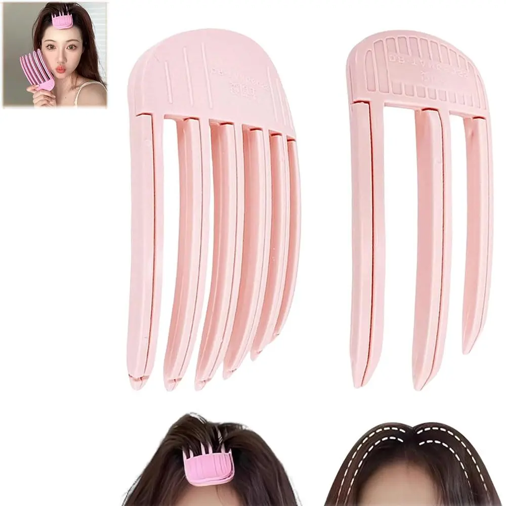 Plastic 2-Pack Hair Volume Comb Clips, Root Clips for Curly Hair Volume Lift, Comb Clip