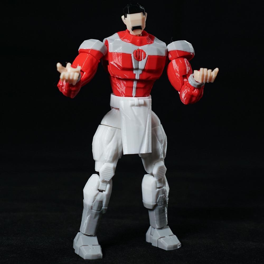 3D Printed Superheroes Invincible Conquest Anime Multi-Jointed Shapeshift Toys Action Figures Mannequin Model Ornaments Gifts