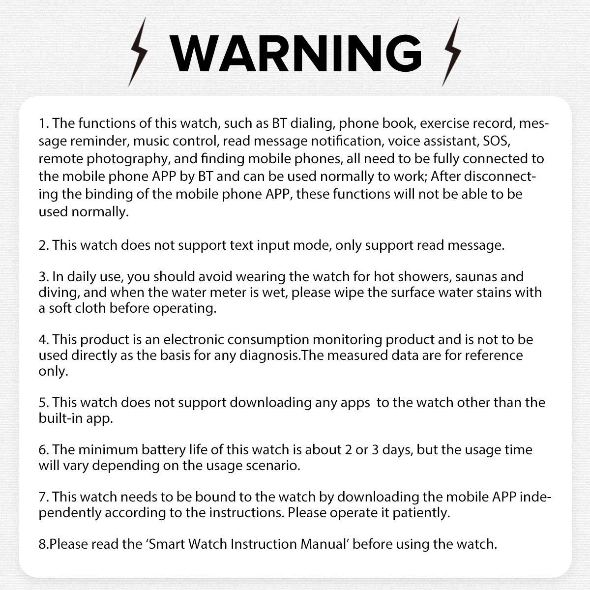 SIMSONLAB Multifunctional Smart Watch, Fashion Digital Watch with Flashlight, Sports Watch with Wireless Call Support, 100+ Sports Modes for Android and iOS