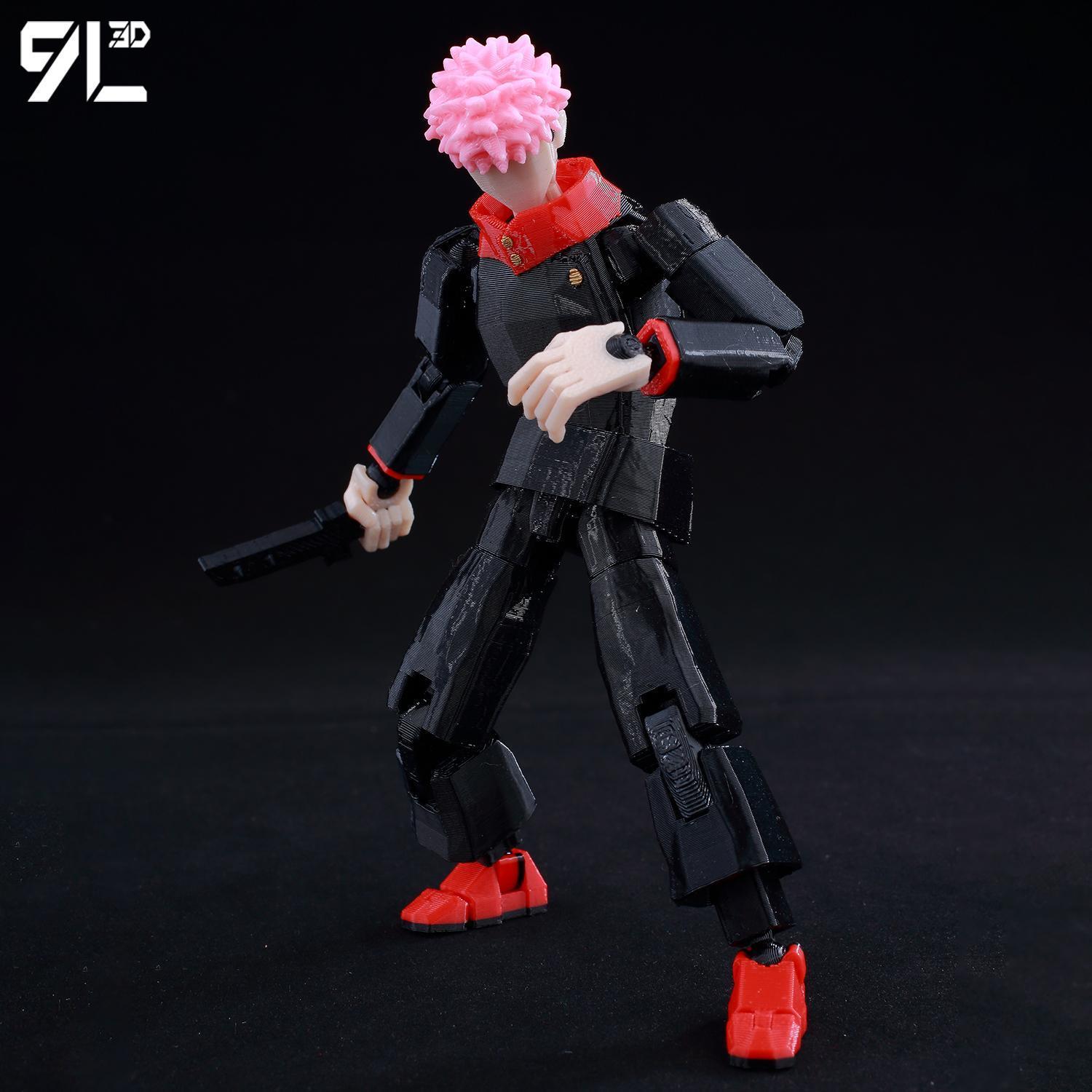 9L3D T13 Jujutsu Kaisen Itadori Figure LUCKY13 Training Ver. JJK Titan13 Multi-Jointed Movable Dummy13 Stress Relief Toys Gifts popular