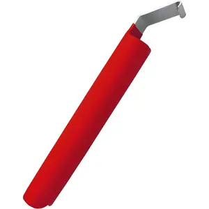 1Pcs Red Vinyl Siding Removal Zip Tool, Extra Long Anti-skid Steel Handle, No Damage Installation & Repair for Vinyl Sidings