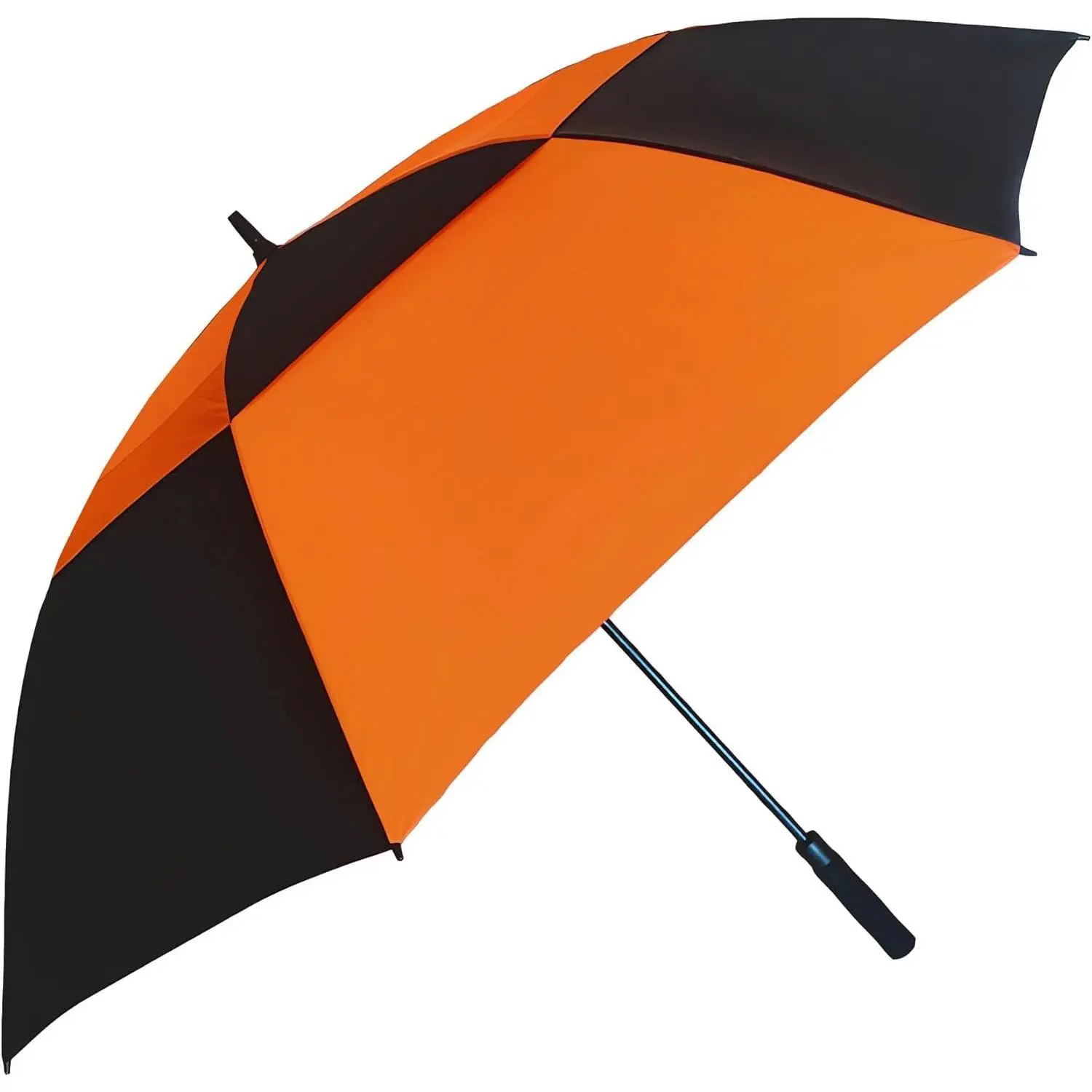 Women's Automatic Vented Golf Umbrella - 54/62/68 in Extra-Long Oversized Windproof Stick Umbrella for Golfers, Rain & Shade Use
