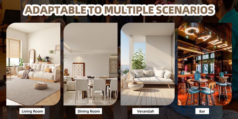 Dining Table Set for 4, Kitchen Table with Upholstered Bench and 2 Chairs, 4-Piece Kitchen Table for Small Space, Dining Room, Home, Kitchen, Retro Brown