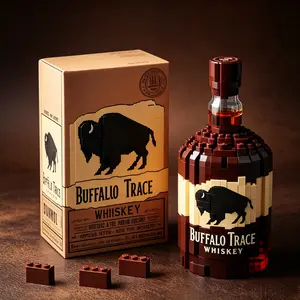 Designer Bottle Building Set Stackable Barrel & Bottle Models Unique Interactive Decor for Collectors