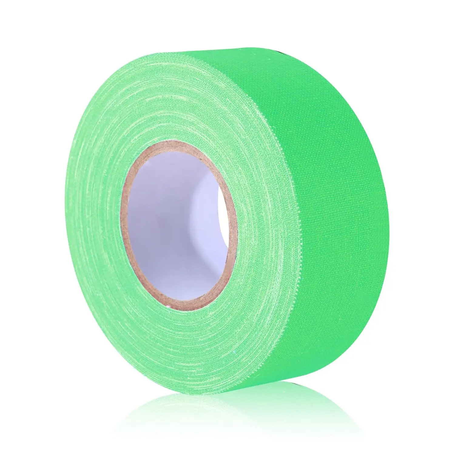 Neon Gaffer Tape, Fluorescent Green Spike Tape UV Blacklight Reactive Spike Tape for Stage Party Play Grid Floors Color Coding Floors Marking (1IN x 49 )