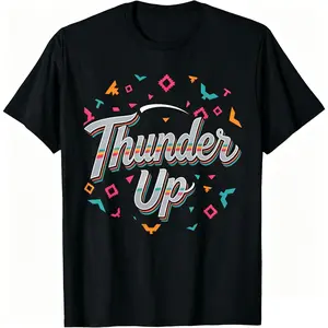 OKC Thunder "Thunder Up" Basketball Season Game Day Fan T-Shirt
