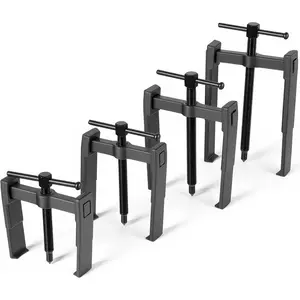 2Jaw Gear Puller Set Jaw Bearing Puller Remover 8inch Adjustable 2 Jaw Pullers Pullers Removers Steel Pump Pulley Remover for Wheel, Bearings, Gears