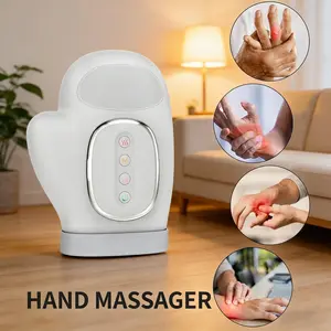 Smart Hand Massage Device, 3D Pressure & Vibration, Multi-Mode Wireless Portable, Ideal for Office & Home Wellness, Perfect Gift