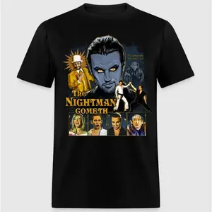 🖤 🎬 The Nightman Cometh Shirt Its Always Sunny Retro Vintage Unisex Classic T-Shirt