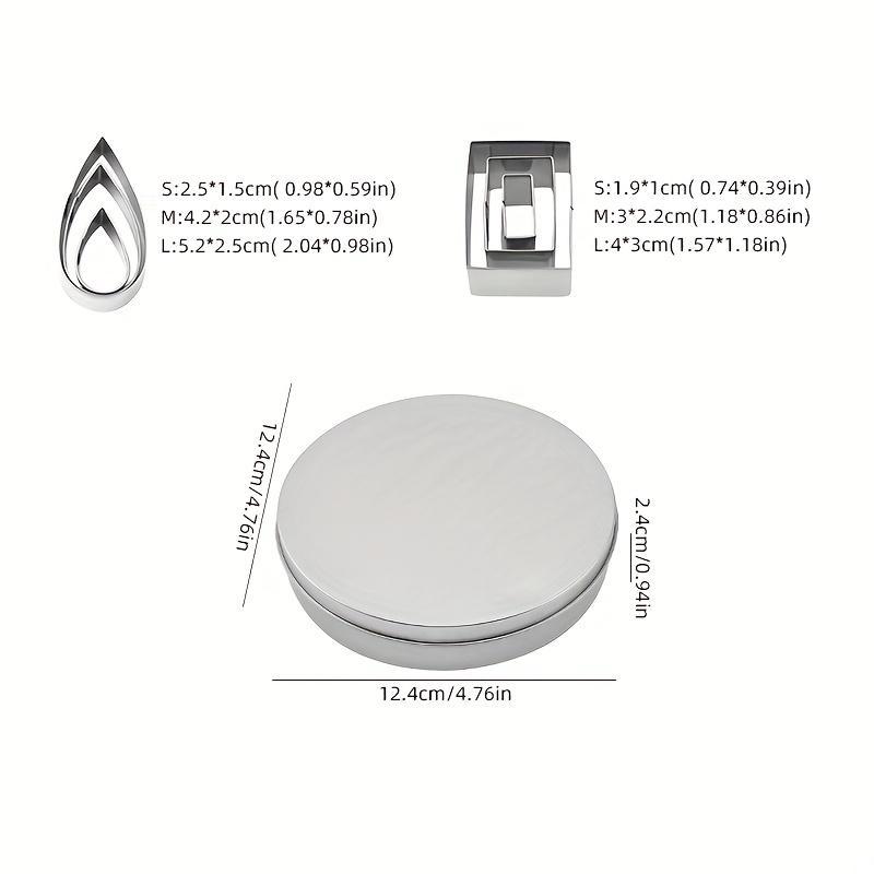 24pcs Geometric Cookie Cutter Set,, Non-Stick, Easy to Clean, DIY Biscuit, Cookie, Cake Decorating Tools, Birthday Themed Baking Accessories