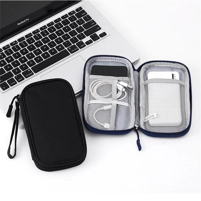 Travel Cable Bag Portable Digital Storage Pouch Charger Data Cable USB Bag Organizer Waterproof Electronic Accessory Storage Bag