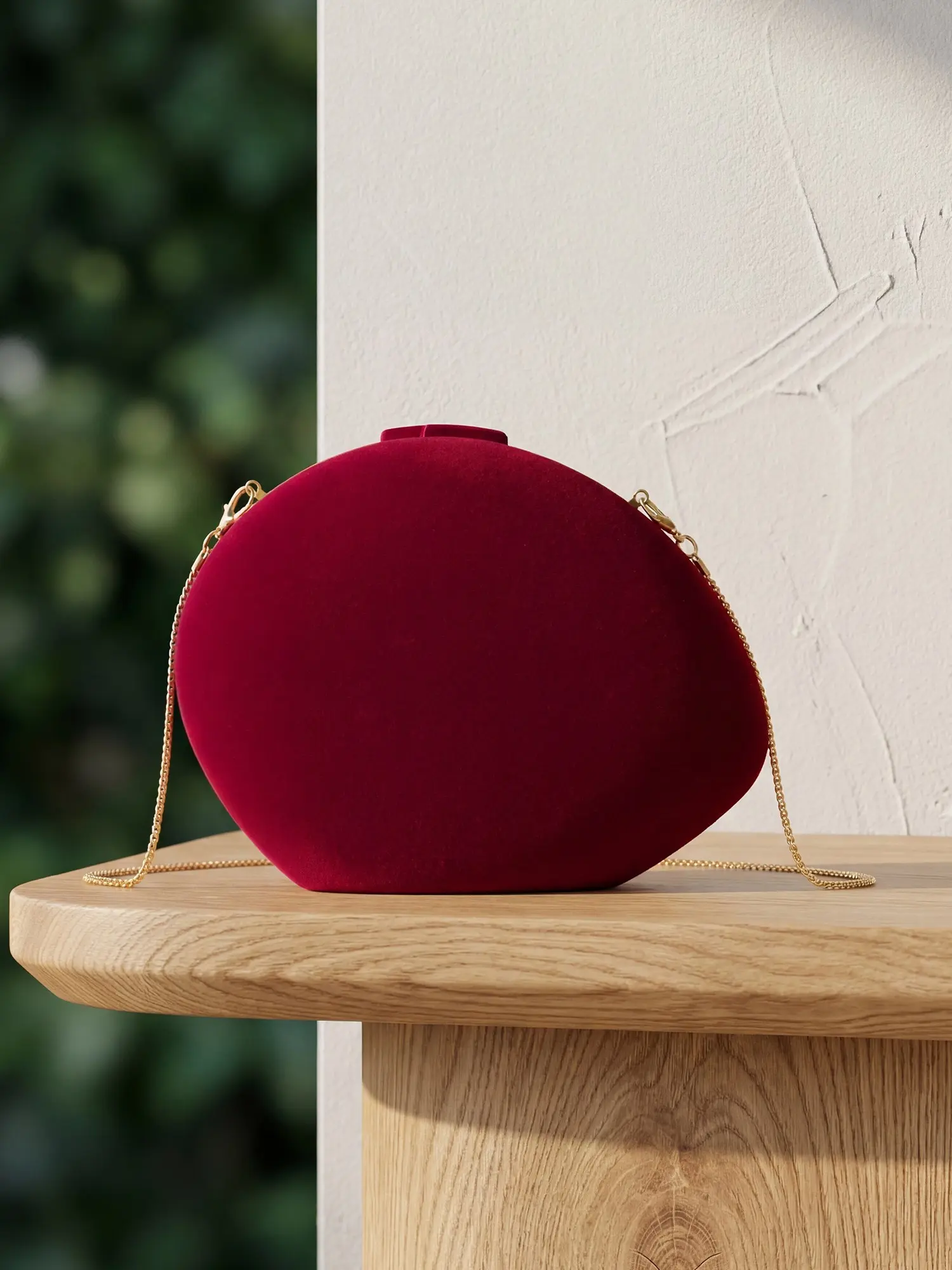 Women’s Velvet Seashell Shaped Evening Clutch Bag, Luxurious Chain Shoulder & Crossbody Purse, Elegant Low-Key Glam Accessory Perfect For Wedding & Party, Ideal Mother’s Day Holiday Gift For Her