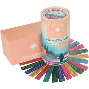 Echoes of The Heart  Verse Jar with 60 Color Coded Scripture Prayer Cards, Read Me When  Verses Jar, Christian Gifts for Women, Birthday  for Mom,  Day Teacher Graduation Gifts