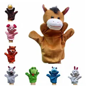 24 Types Hand Puppets For Animal Cloth Adorable Hand Puppets Educational Interactive Animals Hand Finger Puppet Birthday Gift