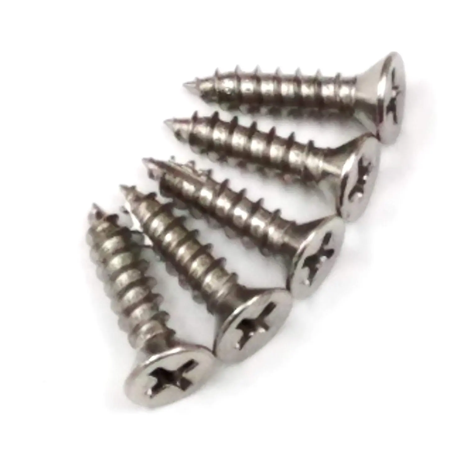 Screws, Heavy-Duty Screws for Doors, Cabinets, Furniture & DIY Projects (Satin Nickel, 9 x 3/4 Inch, 24 Pack)