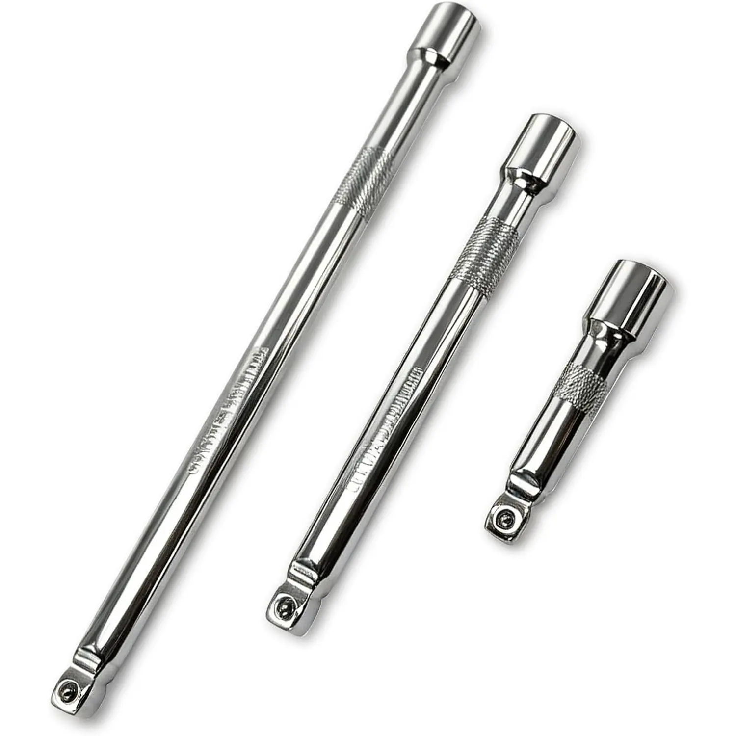 3 count 3/8" Drive Wobble Extension Set, 3" 6" 9" Wobble Extension Bar, CR-V Steel, 15° Swivel Angle,  Use for Automotive &  Repair