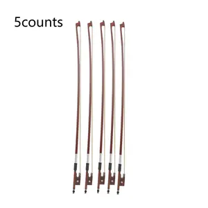 Violin Bow, 5 Counts Professional Violin Bows, Violin String Instrument Accessories for Beginners Practice, Musical Instruments & Accessories