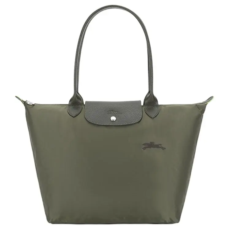 Longchamp Le Pliage Green 31 Tote Bag for Women – Eco-Friendly Canvas Foldable Handbag in Forest Green