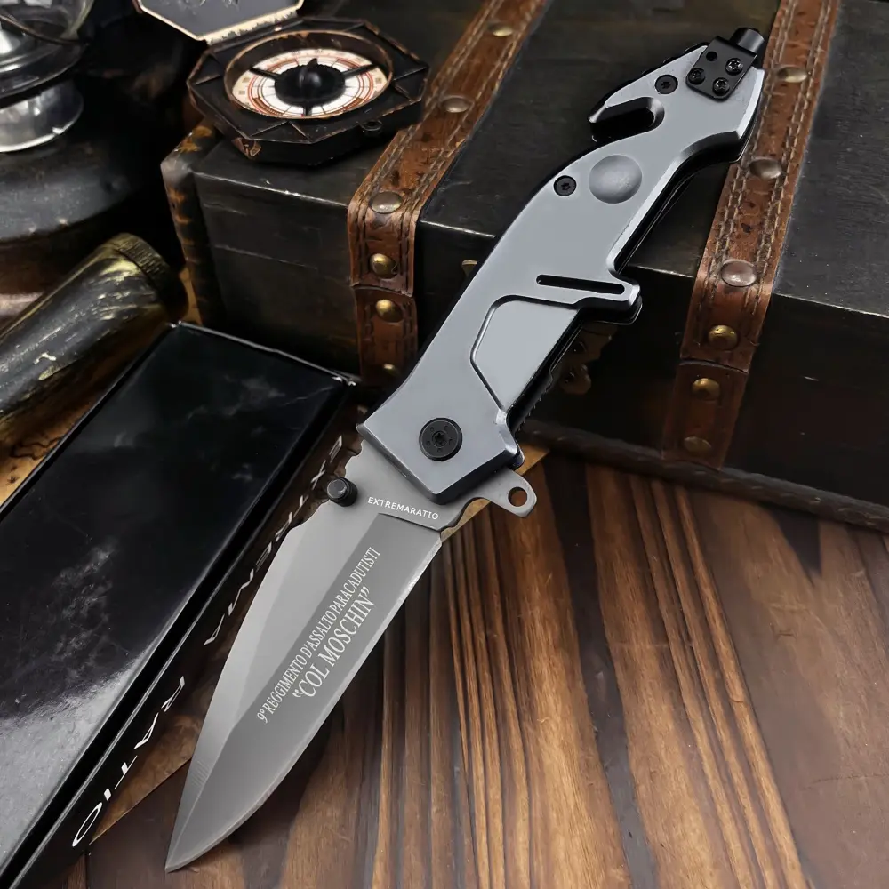 New Mf2 Folding Knife 5cr13mov Blade Aluminum Handle Outdoor Camping Survival Tool Edc Cutting Utility Outdoor Knives Survival Equipment Durable Outdoor Tool