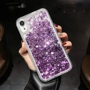 Liquid Glitter Silicone  For  13 12 mini Pro XR XS Max XS X 8 7 6S 6 Plus Coque Dynamic Quicksand Covertiktokshopcreatorpicks, 17,phone  Quantum Shield EMF Protection Stickers Shockproof Magnetic