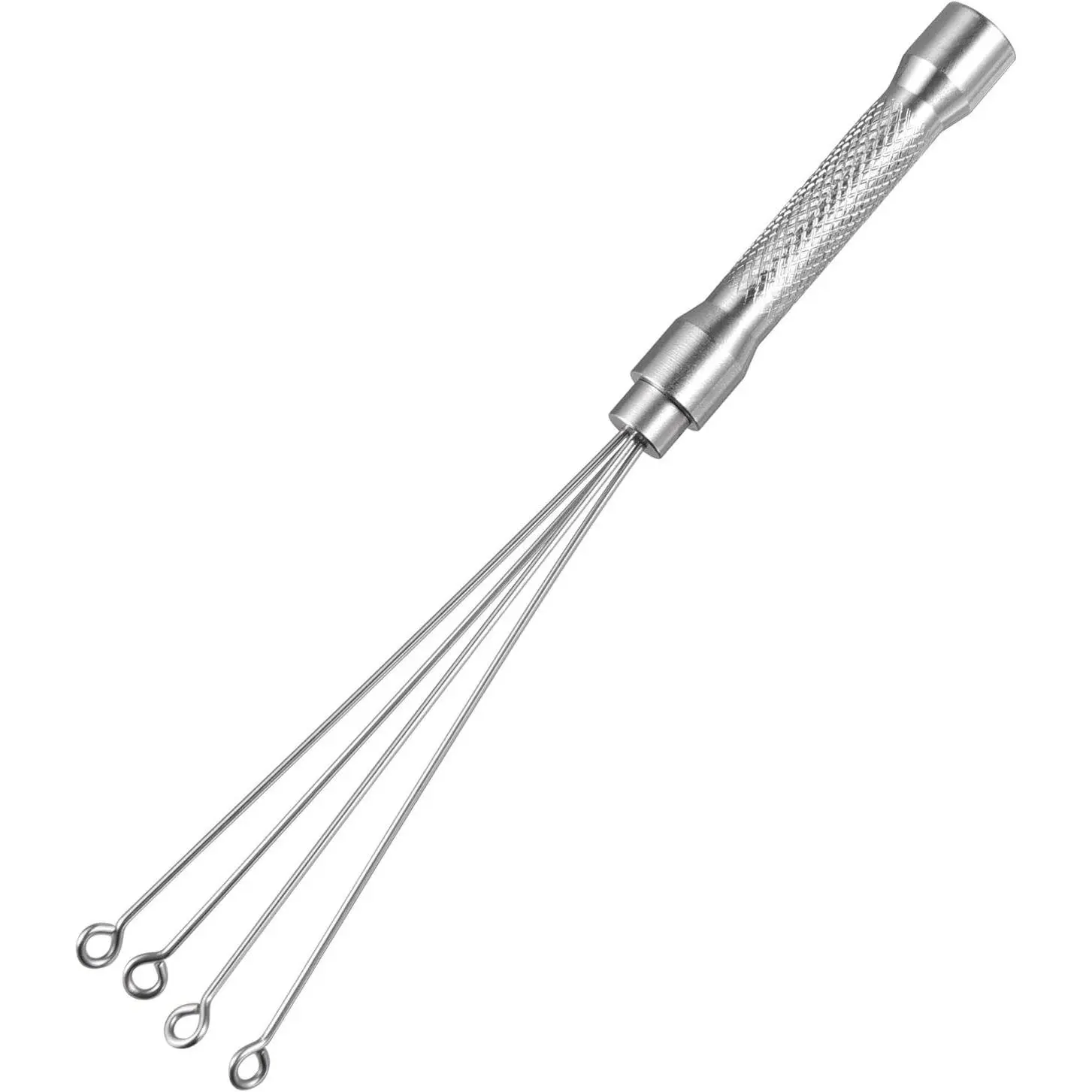 Stainless Steel Mini WDT Espresso Distribution Tool | Knurled Non Slip Handle, Loop Tip Prongs, Breaks Coffee Clumps, Coffee  Stirring Tool