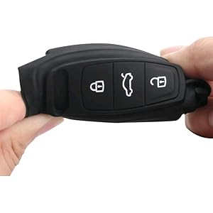 Silicone Rubber Key Fob Cover Compatible with 2014-2021 Chevrolet Suburban Tahoe GMC Yukon Yukon XL HYQ1AA Silicone Rubber Key Fob Cover Compatible with 2014-2021 Chevrolet Suburban Tahoe GMC Yukon Yukon XL HYQ1AA