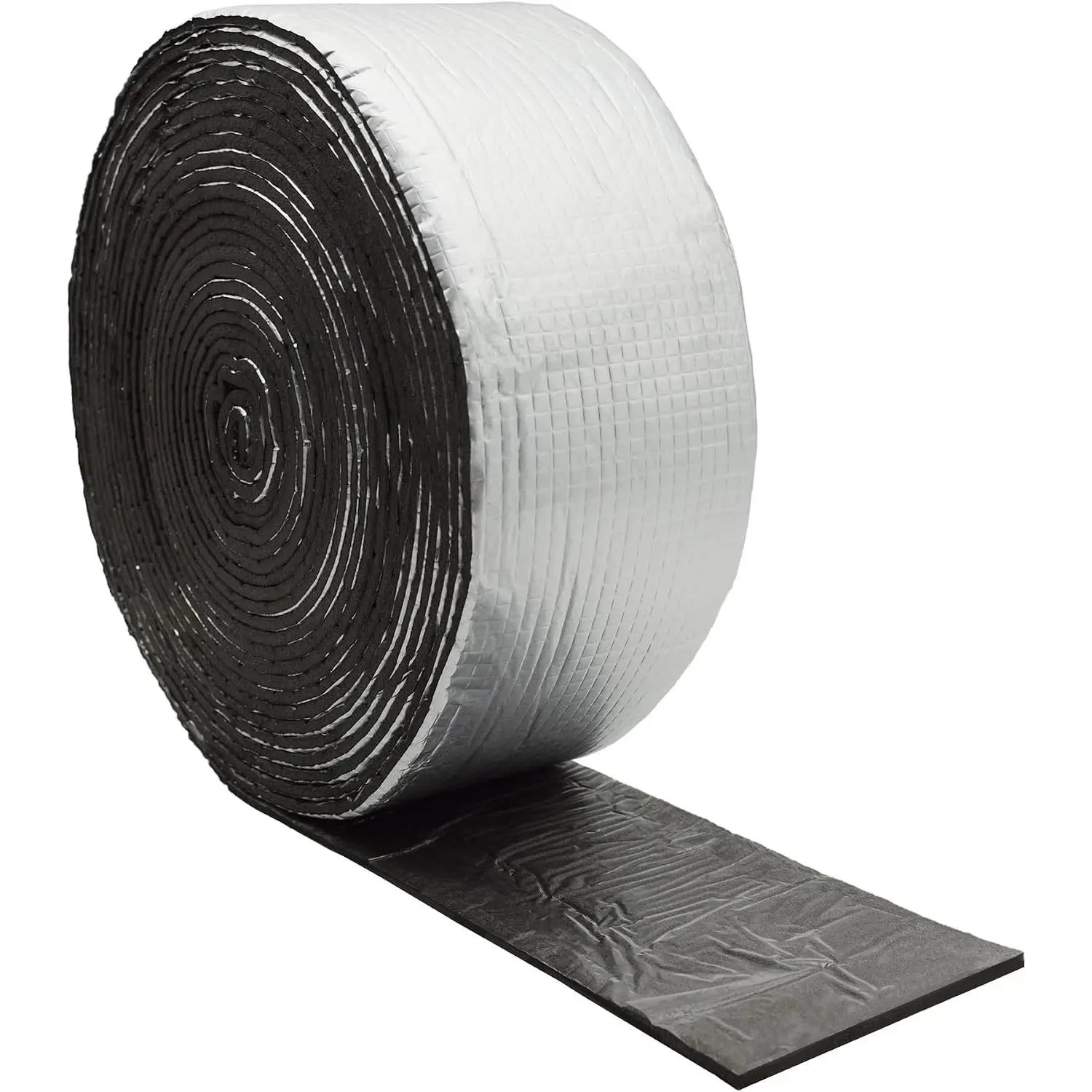 Foam Foil Pipe Insulation Wrap 4 in x 32 ft,Reflective Foil Insulation Tape Self Adhesive with High Resilience for Pipe Insulation Wrap