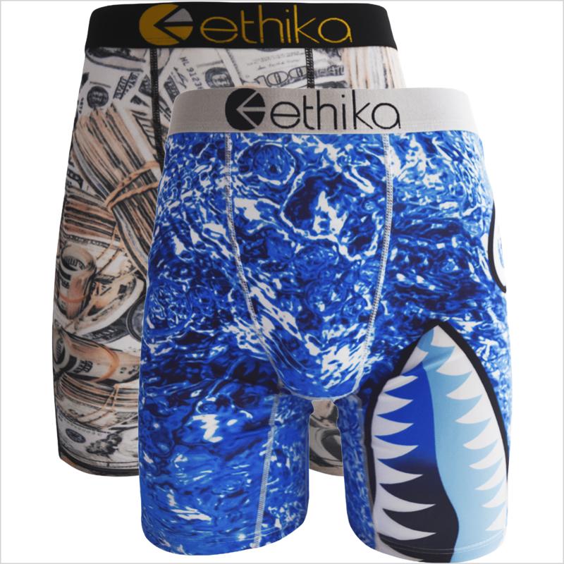 2pcs /3pcs Men's Sports Underwear Breathable Moisture-Wicking Sports Underwear Printed Mid-Length Fitness Men's Underwear Available in Various Colors and Sizes S-XXXL