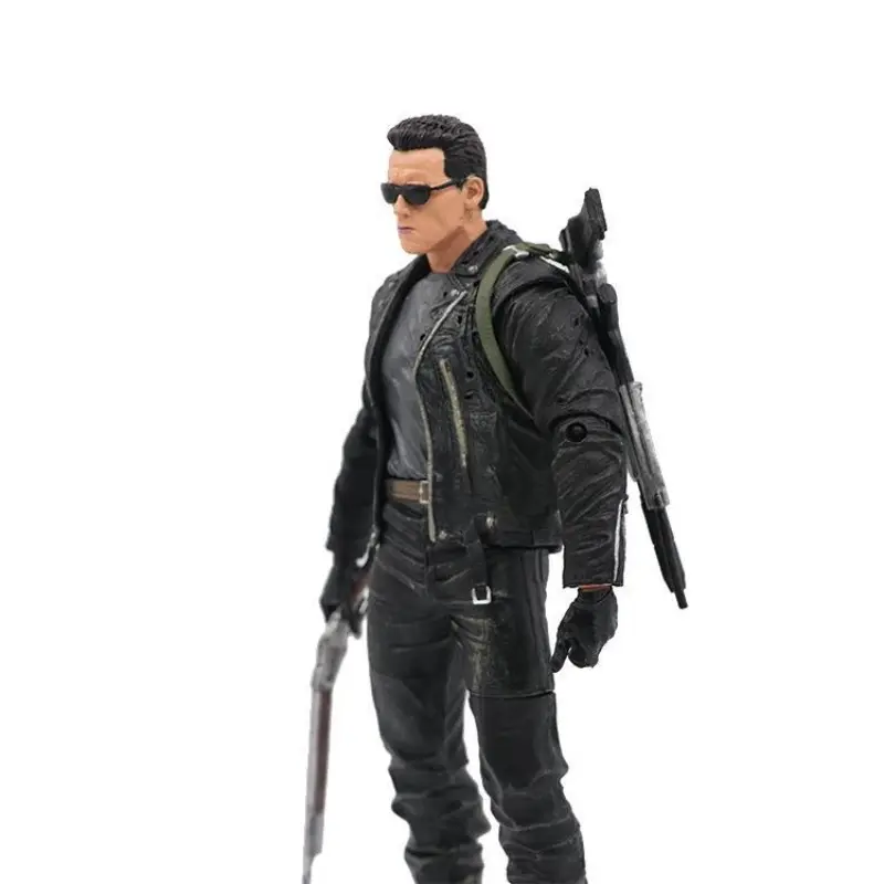 Neca Terminator Series T-800 Action Figure, Hollywood Movie Model, Desktop Decoration, Halloween Gift, Festival Gift, Collectible Toy