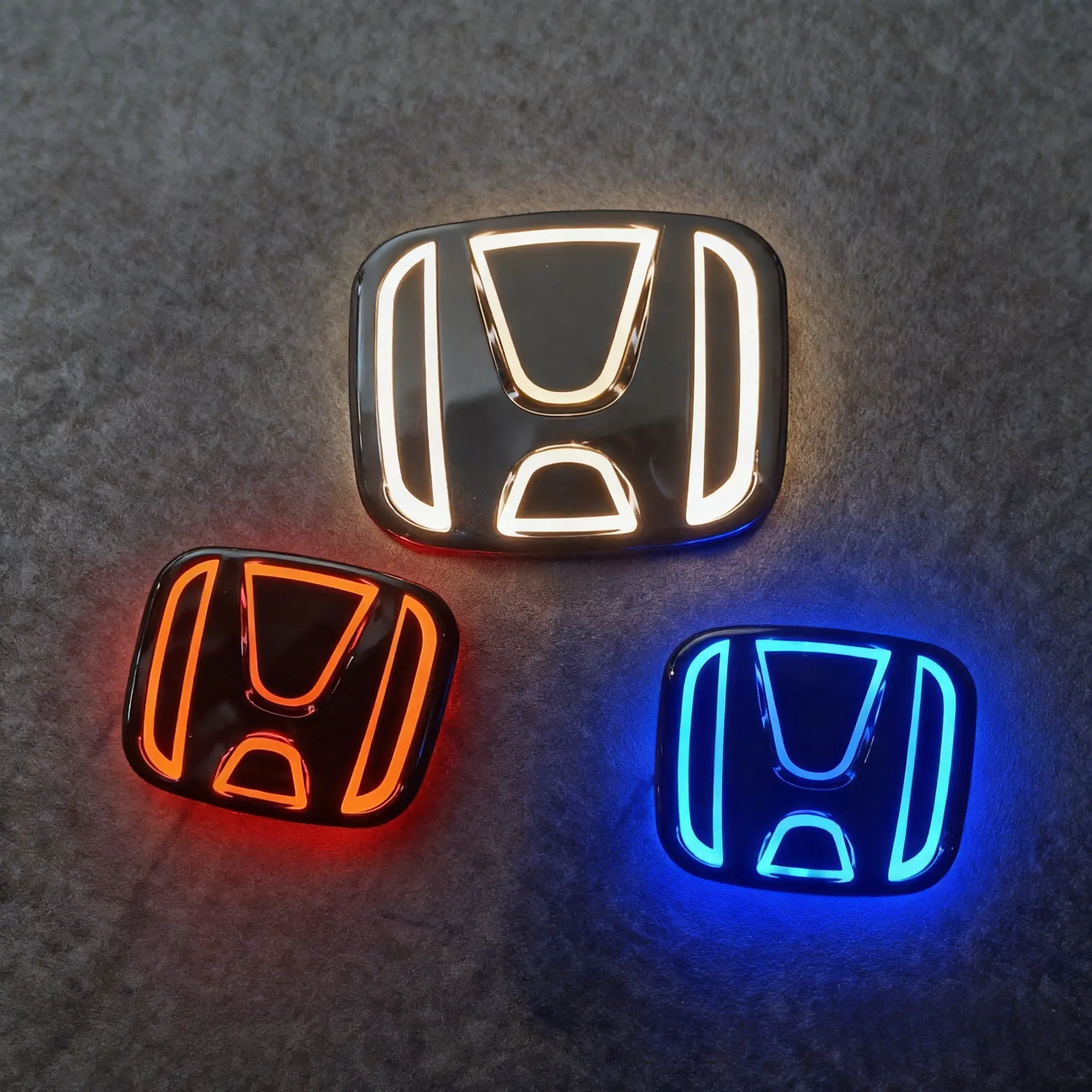 Honda LED Car Badge, Bright Exterior Decoration Accessory for Civic/Accord Models.