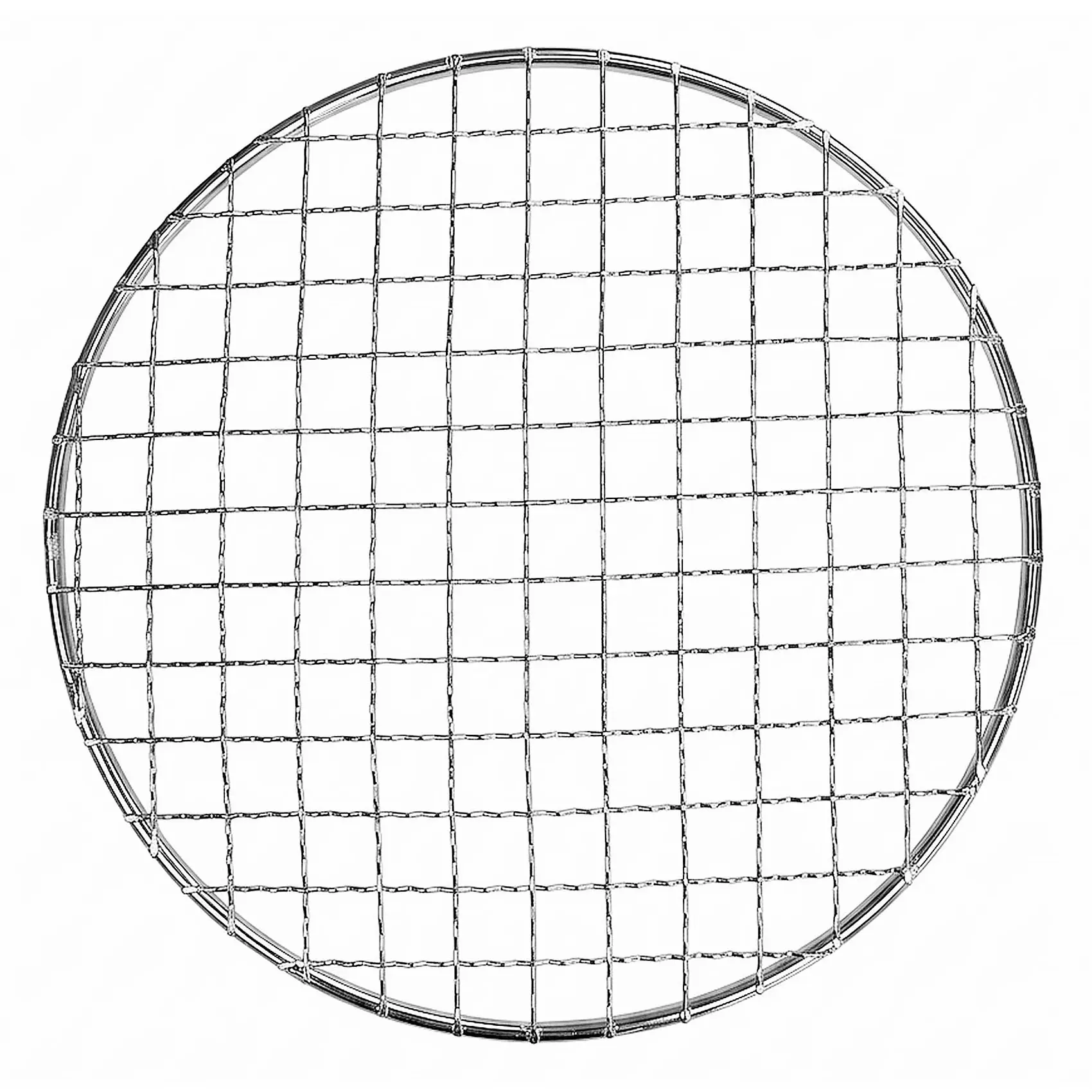 7.9'' Barbecue Grill Grate 304 Stainless Round Grill Mesh for Small Meats Charcoal Wood Grate Replacement for Grill, Steaming, Outdoor Campfire