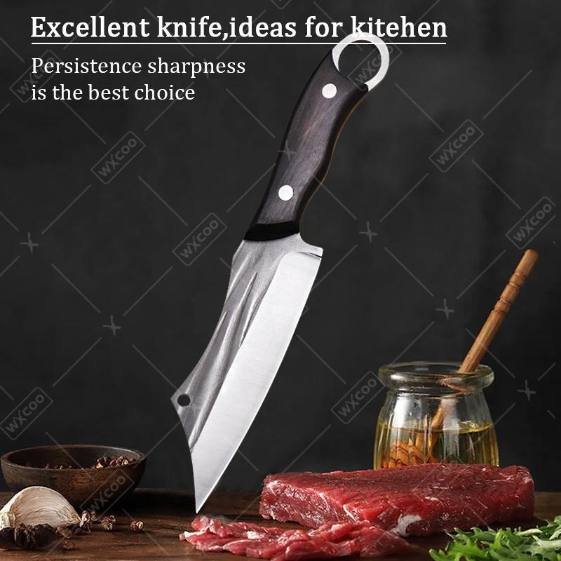 Professional Kitchen Knife Stainless Steel Boning Knife Slicing Knife Cutting Knife Multi-functional Kitchen Knife Set Killing Knife