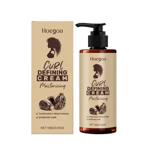 Curly Hair Styling Gel, Refreshing Moisturizing, Rich in Jojoba Oil, Nourishing Hair Strands, Long-Lasting Natural Curl Hold, Hair Care Cream