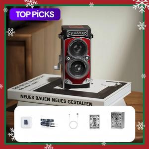 portable mini digital camera, usb rechargeable vintage camera with accessories, point & shoot camera for home & outdoor