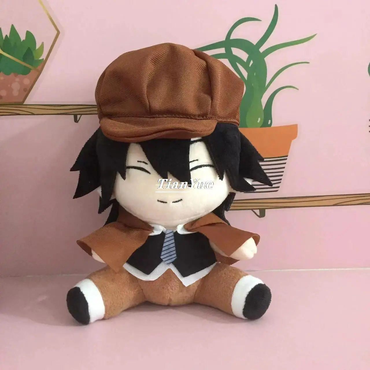 Bungo Stray Dogs Anime Cute Nakahara Chuuya Edogawa Rampo Dazai Cartoon Soft Stuffed Doll Christmas Birthday Gift For Kid 20cm
