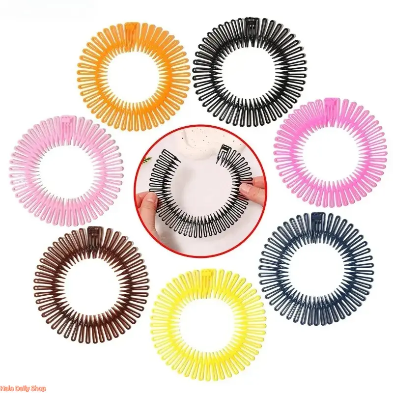 Wavy Comb Headband for Women, Solid Color Elastic Plastic Hair Accessory for Sports and Daily Use, Graduation Christmas Gift, Engagement, Hairbands, Workout Hairband, Anniversary, Headbands, Accessories For Women, Pvc