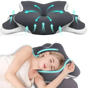 Butterfly-shaped memory pillow, caring for your sleep throughout the night, with medium softness, high resilience, soft and breathable fabric, and an excellent gift for festivals