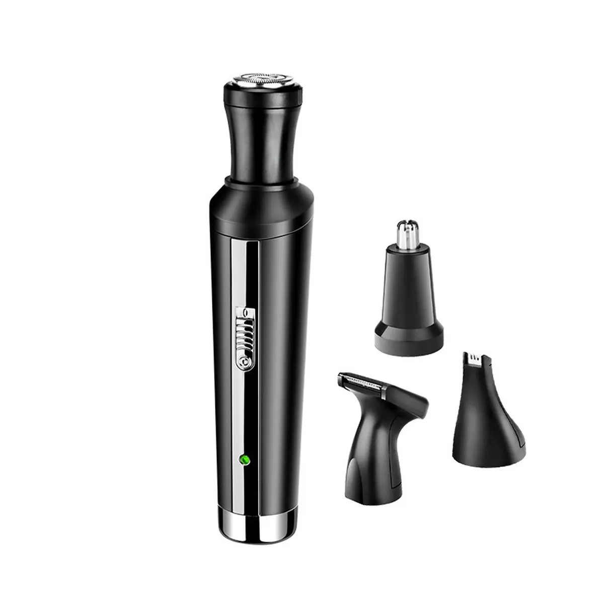 Men Electric Shaver Rechargeable 4 in 1 Grooming Kit Hair Body Care Trimmer Nose Ear Waterproof Wet Dry Use Skin Set