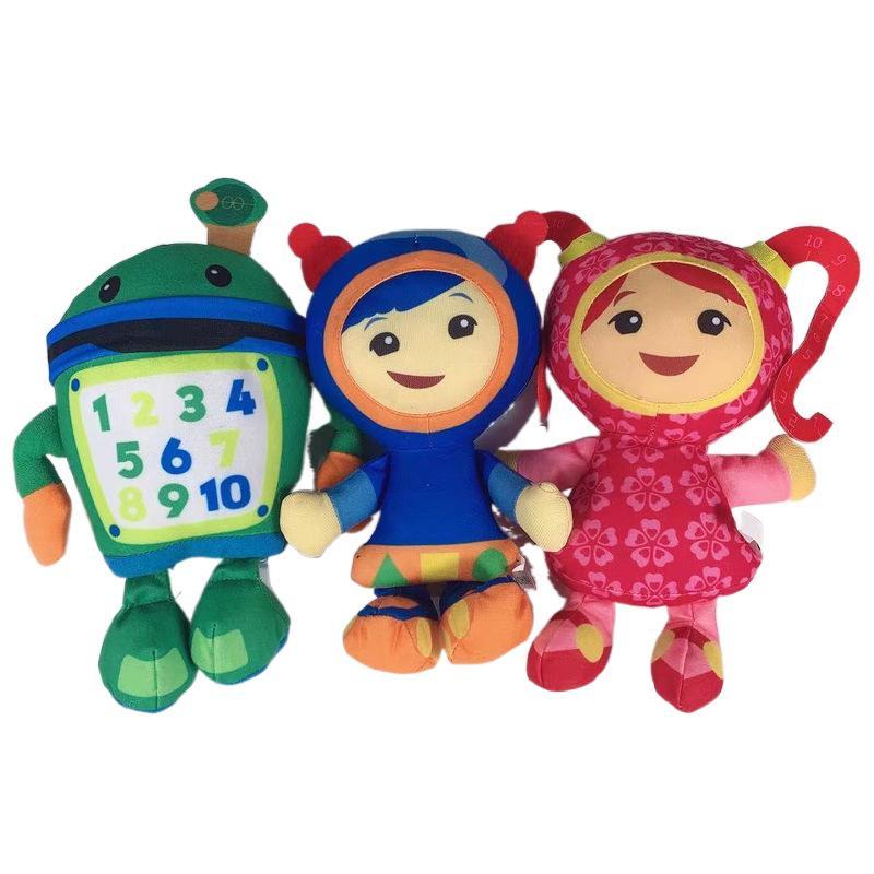 1/3pcs Team Umizoomi Plush Toy Bot MILLI Geo Stuffed Doll Educational Soft Figure Gift for fans Birthday Christmas 22cm
