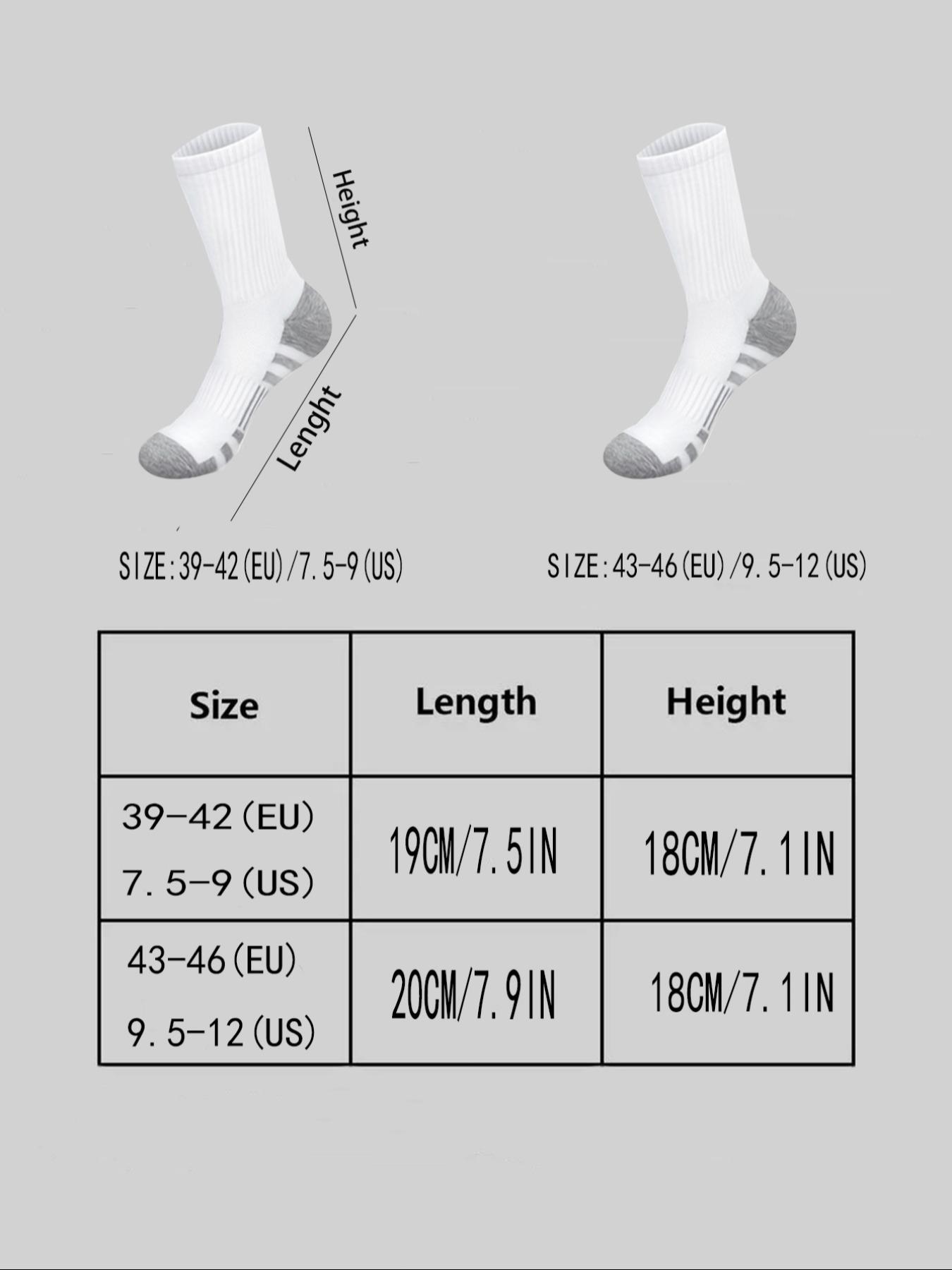 Men's Patchwork Crew Socks, Casual Comfortable Breathable and Soft Socks for Daily Wear, Multipack Knit Socks for All Seasons, Breathable Fabric Socks