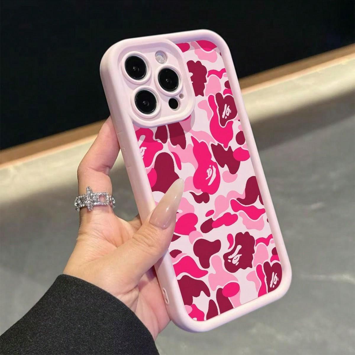 Fashion Camo Pattern Phone Case, Durable Phone Protective Cover, Phone Accessories Compatible With IPhone 17 16 15 14 13 12 11 Pro Max/X/XS/XSMAX/12.13MINI/16E,a gift for friends, family, and yourself.
