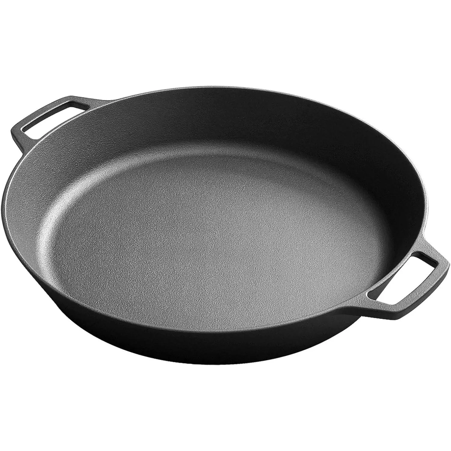 Pre-Seasoned Large Cast Iron Skillet 17 Inch,  Handle Outdoor Camping Frying Pan, Pizza Pan, Use for Grill, Stovetop, Induction, Oven Safe Cookware
