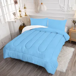 Solid-Color, Affordable Luxury Bedding Set—A Classic, Versatile Comforter Set ( 1 Quilt + 1 Or 2 pillowcase) Suitable for Adult Or Children'S Bedrooms. Soft, Comfortable, and Perfect For Modern Minimalist Home DéCor (Available In 15 Colors).