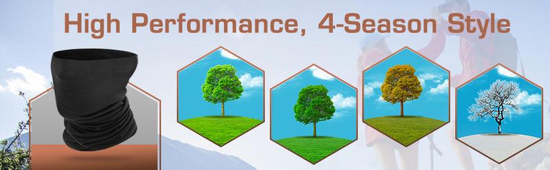 MoKo Lightweight Breathable UV Sun Protection Neck Gaiter Face Mask for Women Men, Multifunctional Bandana for Cycling Running Hiking