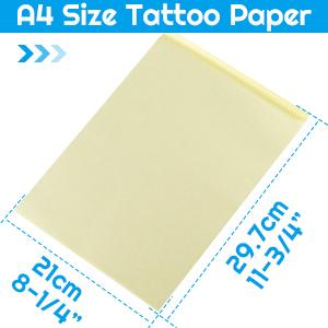 Tattoo Transfer Paper, 35 Sheets Stencil Transfer Paper for Tattooing, A4 Size