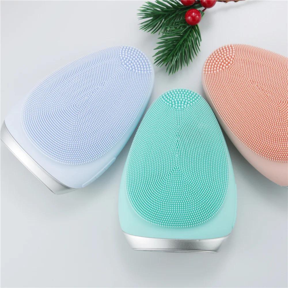 2026 Best Electric Face Cleanser Home Use Handheld Facial Cleansing Brush for Body Deep Cleaning Blackhead Removal Skin Scrubber