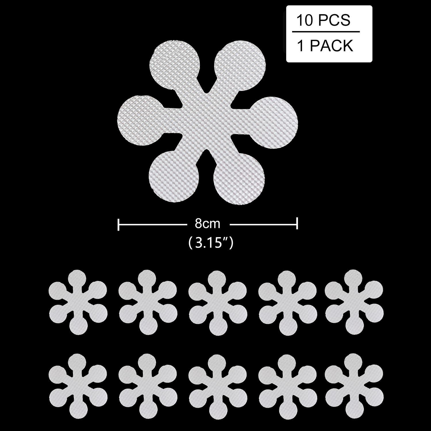 Snowflake Pattern Bath Sticker, Anti-slip Bath Sticker, Self-adhesive Bath Paper for Bathroom, Shower, Swimming Pool, Bath Tub Accessories, Bathroom Decor Supplies