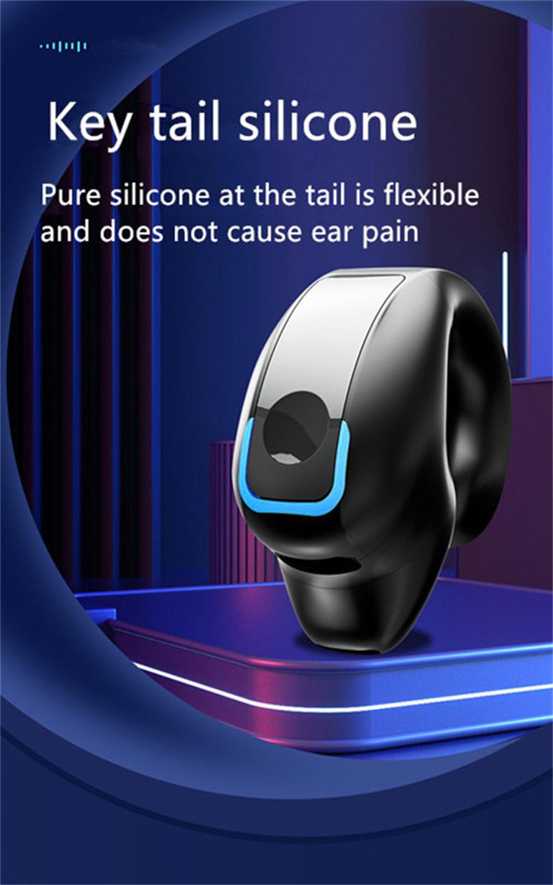 Earphone Clip Wireless Bluetooth Headphone Bone Conduction Headset High Quality  Auriculares Sport Noise Canceling With Mic